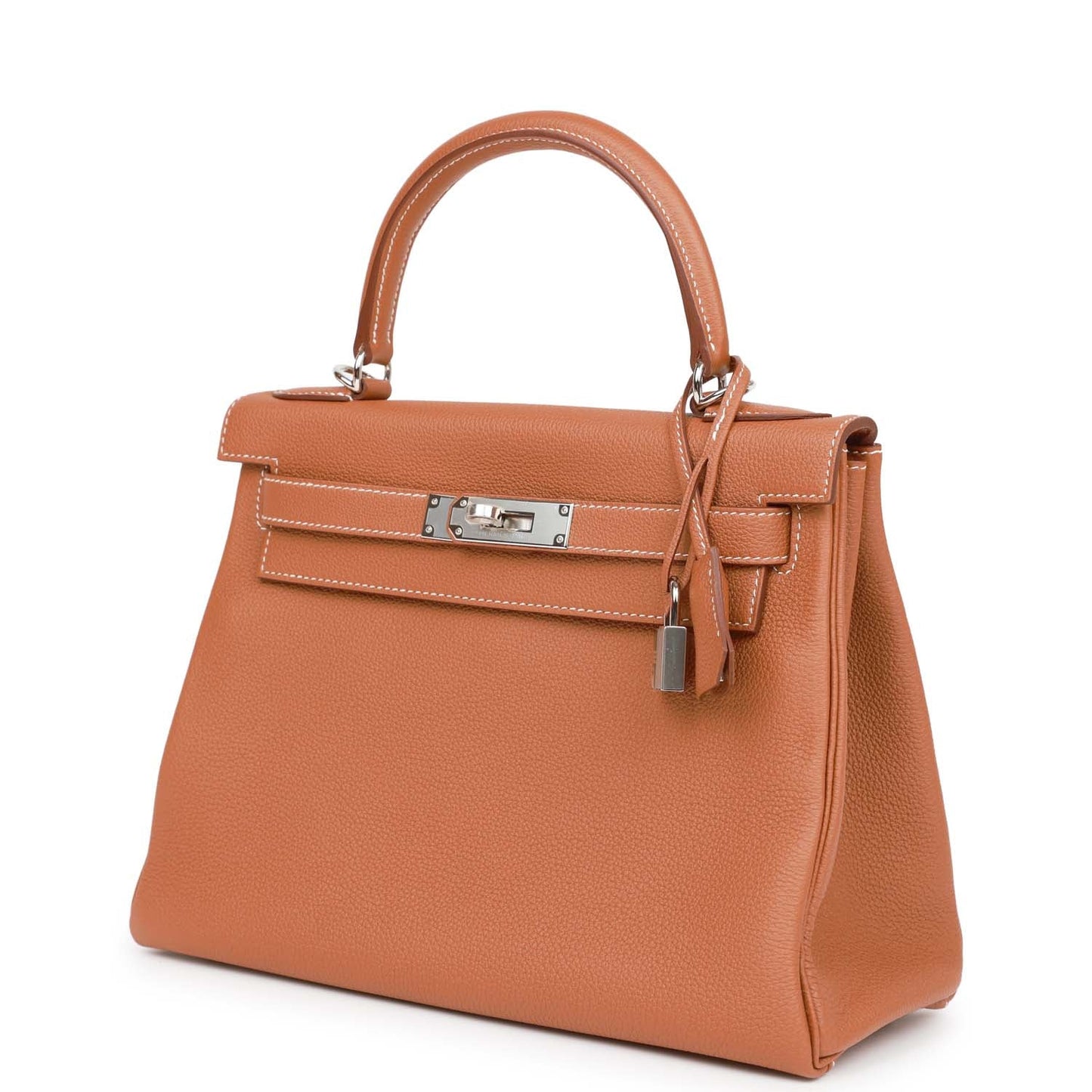 Hermes Kelly 28 Sellier Gold Togo Palladium Hardware