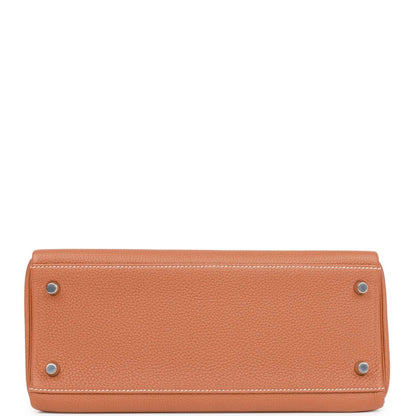 Hermes Kelly 28 Sellier Gold Togo Palladium Hardware