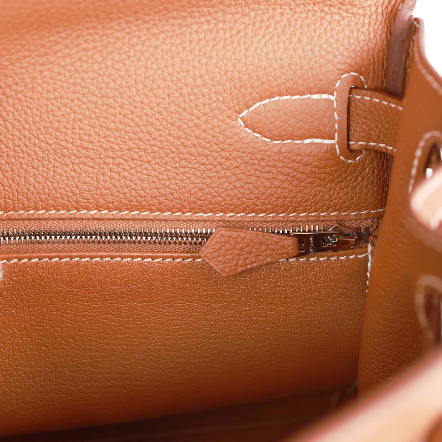 Hermes Kelly 28 Sellier Gold Togo Palladium Hardware