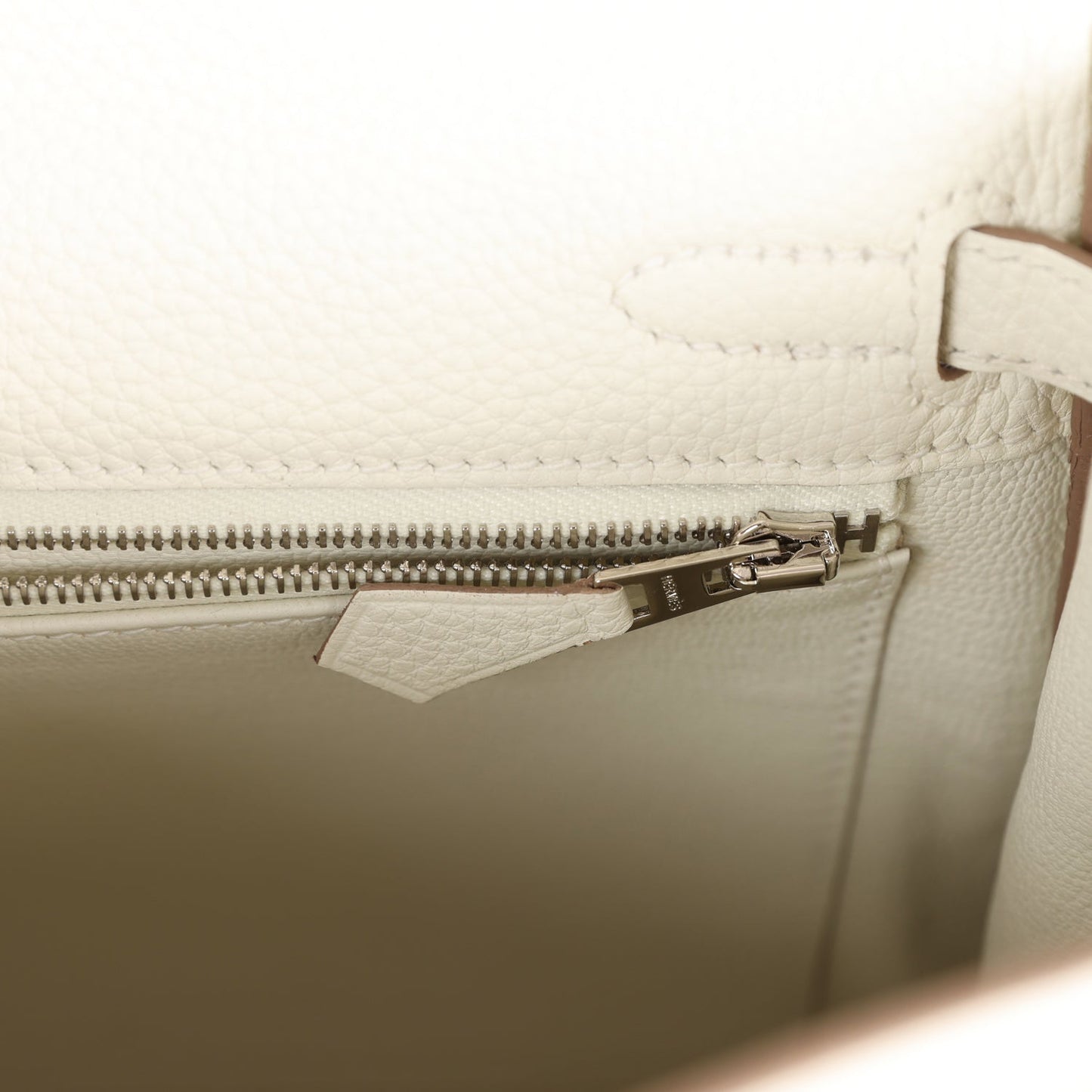 Hermes Kelly 25 Retourne Mushroom Togo Palladium Hardware