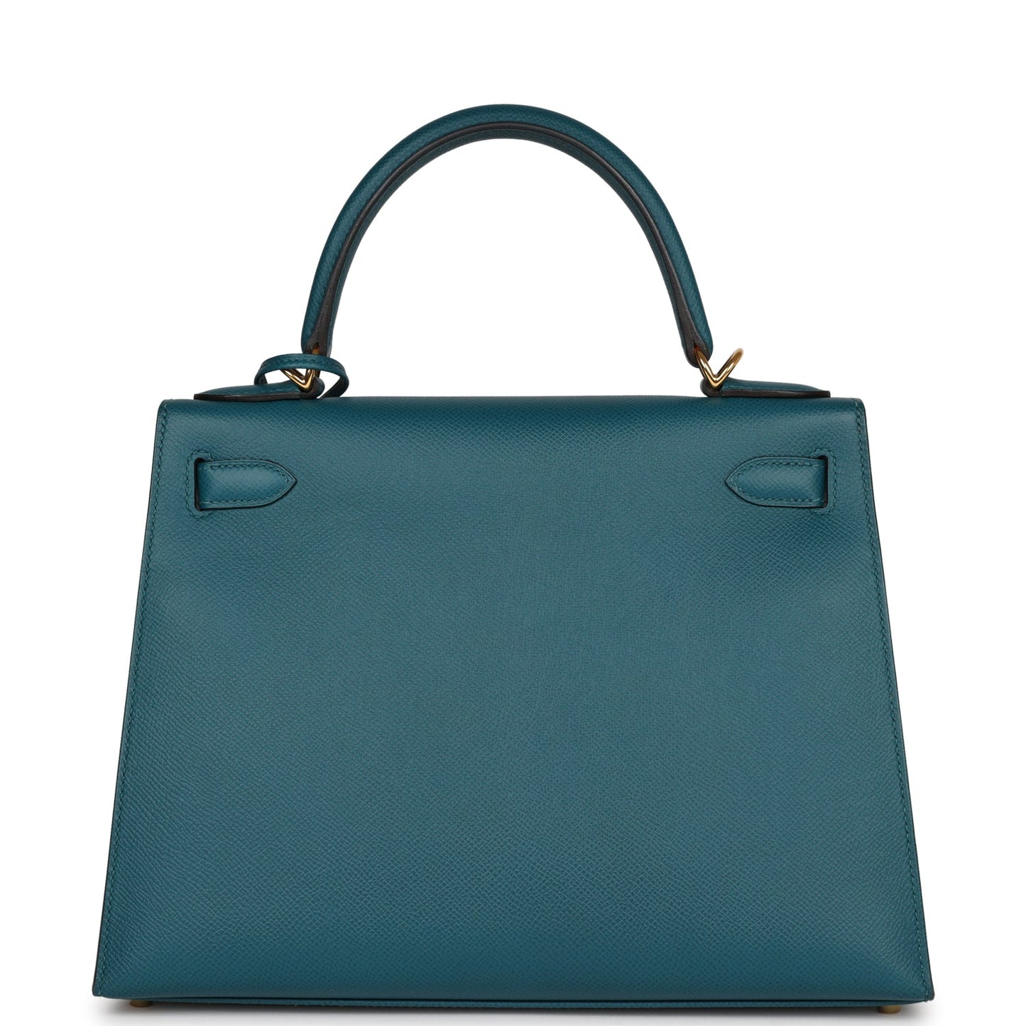 Hermes Kelly 28 Sellier Vert Bosphore Epsom Gold Hardware