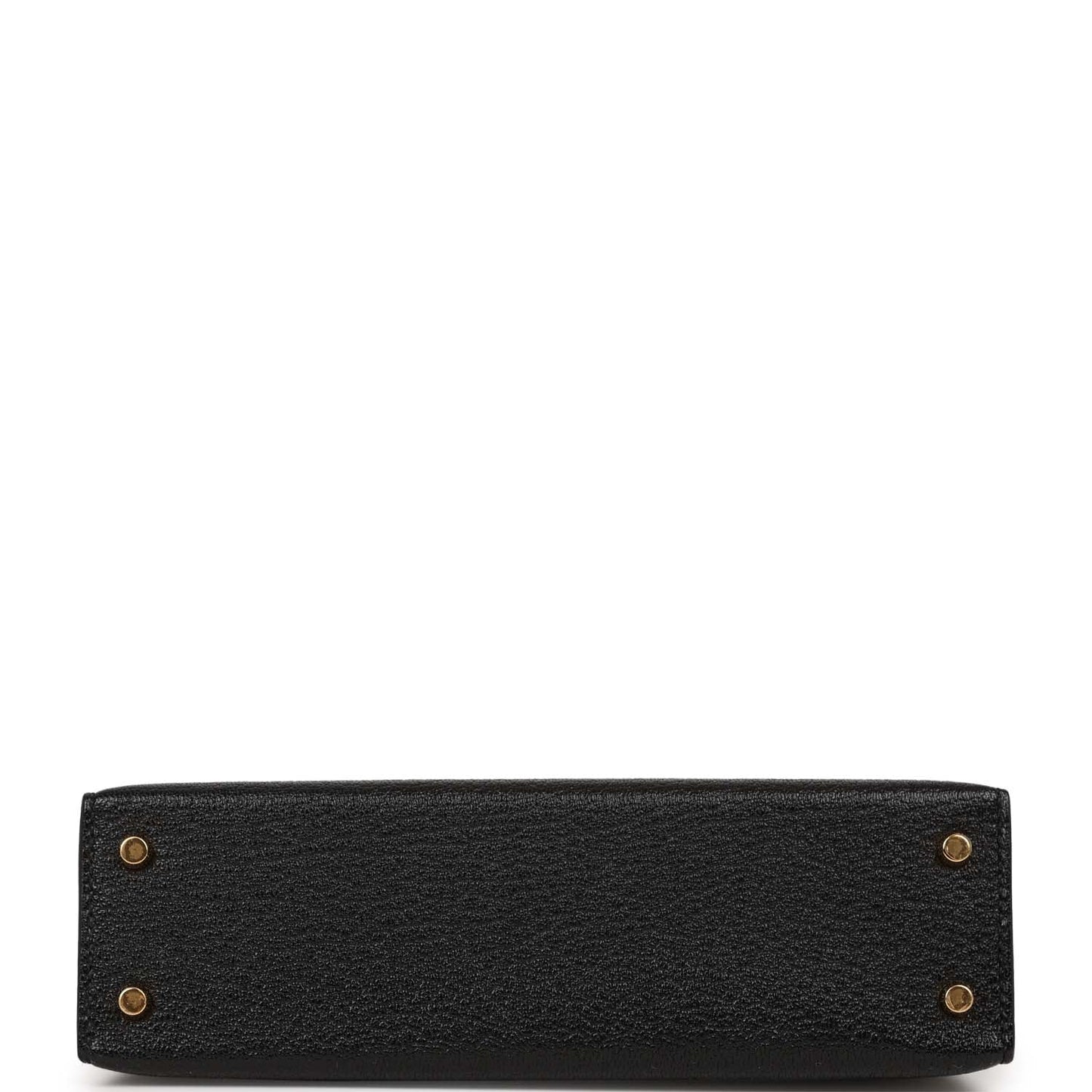 Hermes HSS Kelly 20 Sellier Black and Gris Perle Chevre Mysore Gold Hardware