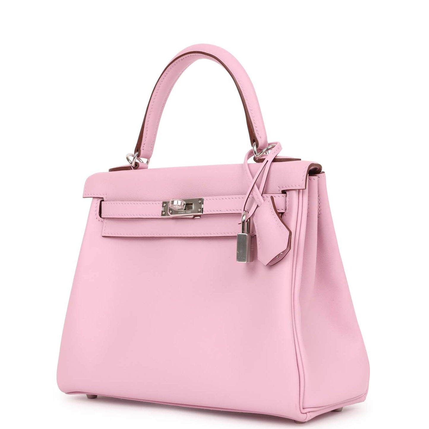 Hermes Kelly 25 Retourne Mauve Sylvestre Swift Palladium Hardware