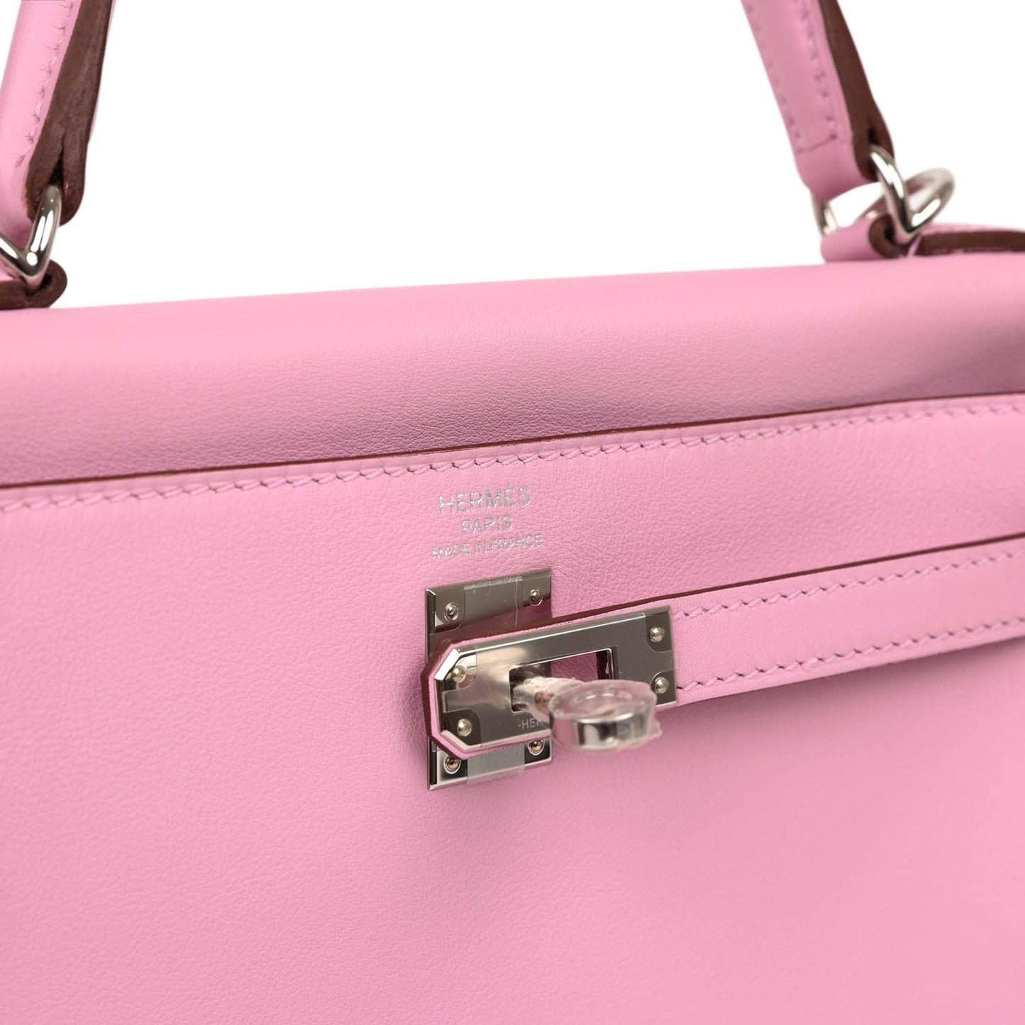 Hermes Kelly 25 Retourne Mauve Sylvestre Swift Palladium Hardware