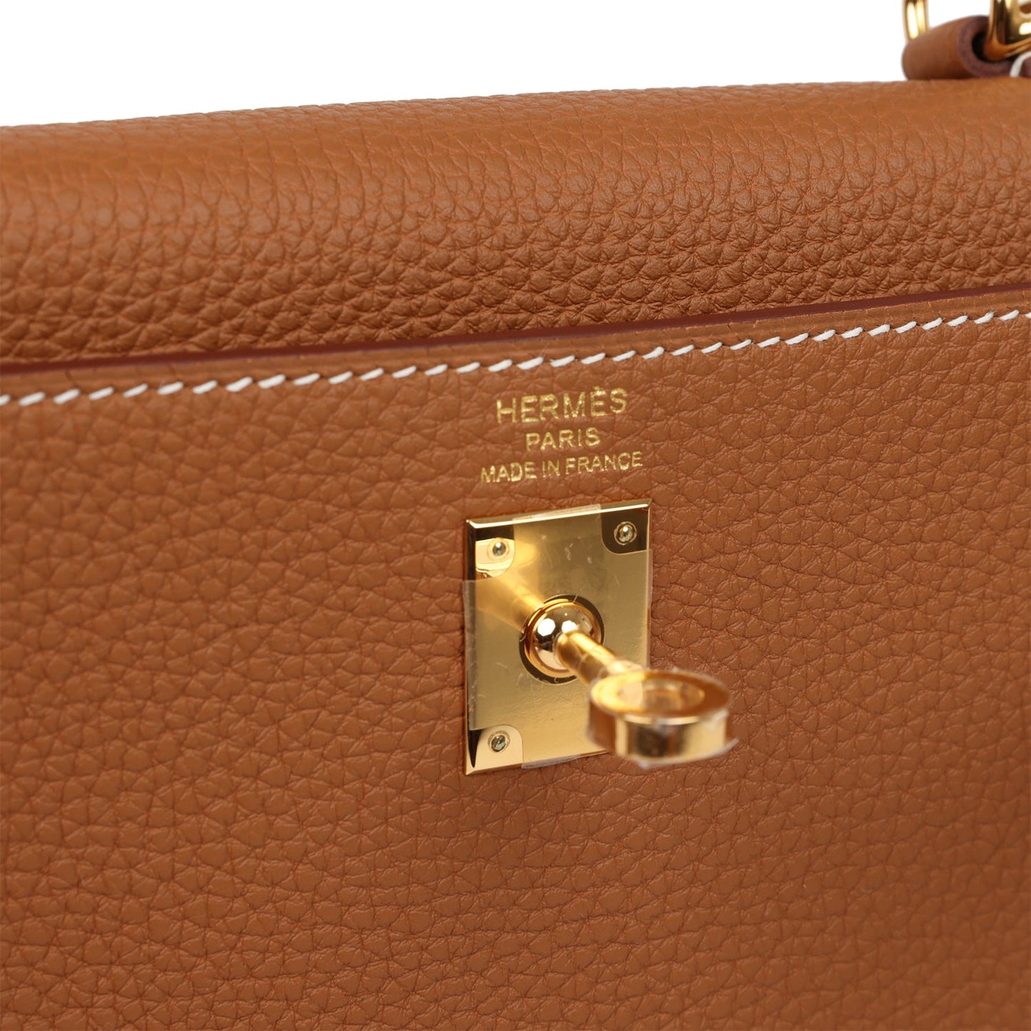Hermes Kelly 25 Retourne Gold Togo Gold Hardware