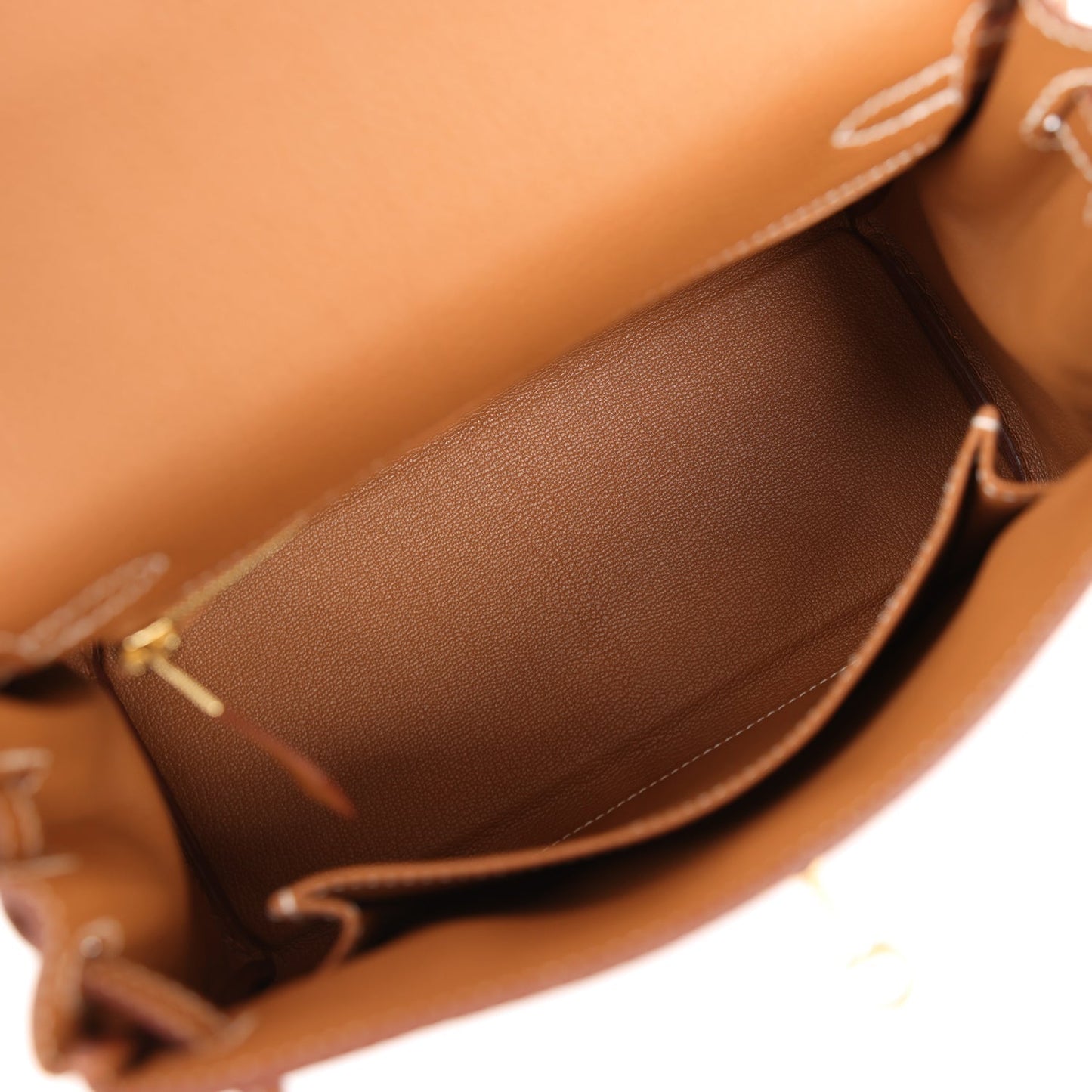 Hermes Kelly 25 Retourne Gold Togo Gold Hardware
