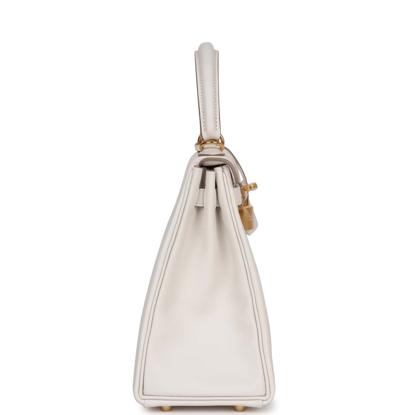 Hermes Kelly 25 Retourne Gris Pale Swift Gold Hardware