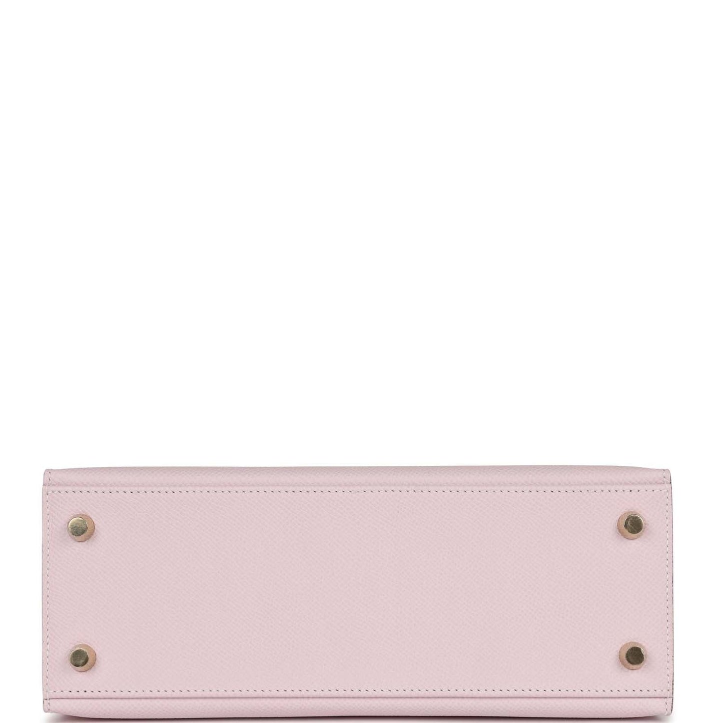 Hermes Kelly 25 Sellier Mauve Pale and Craie Epsom Permabrass Hardware