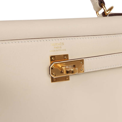 Hermes Kelly 25 Retourne Nata Swift Gold Hardware