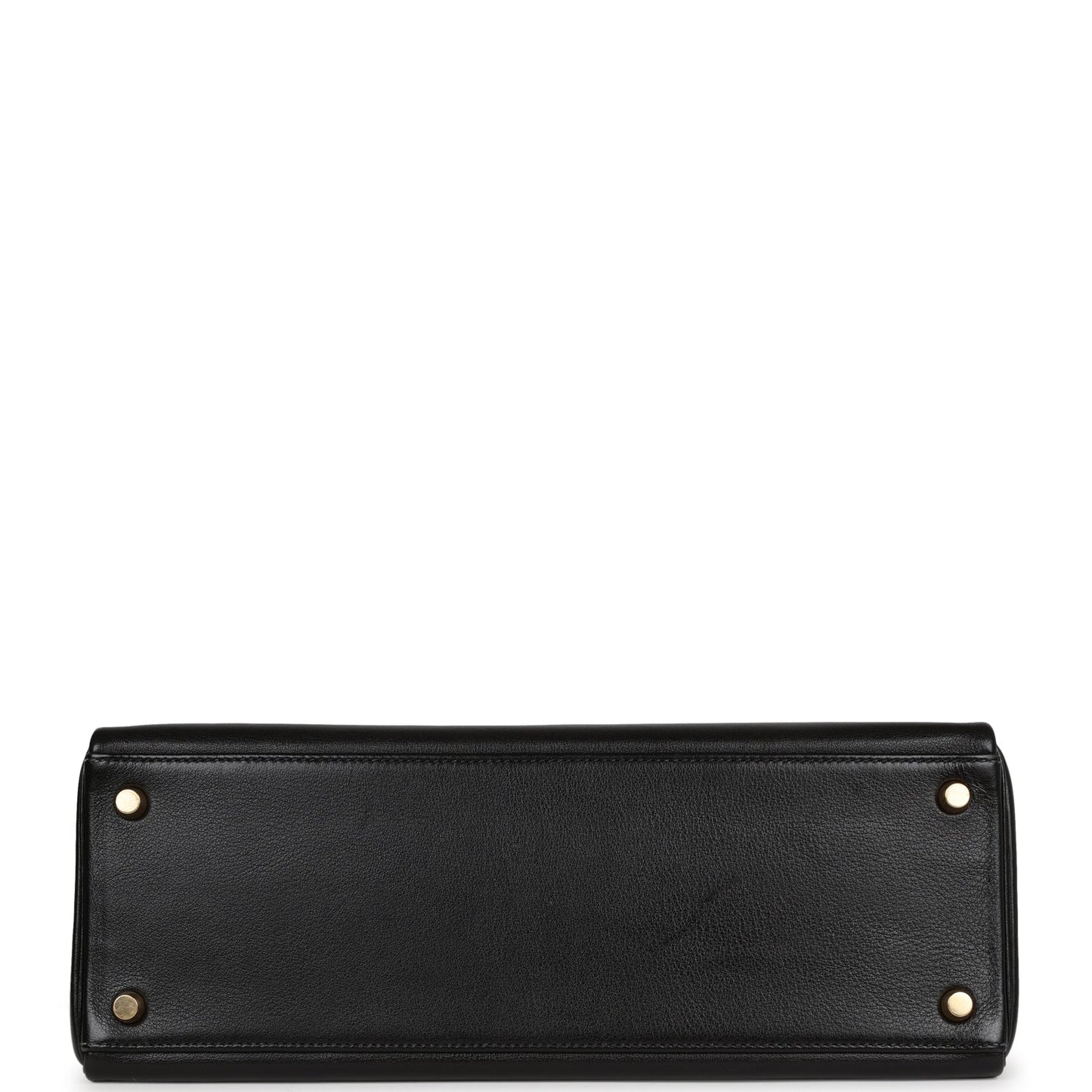 Hermes Kelly 32 Retourne Black Gulliver Gold Hardware