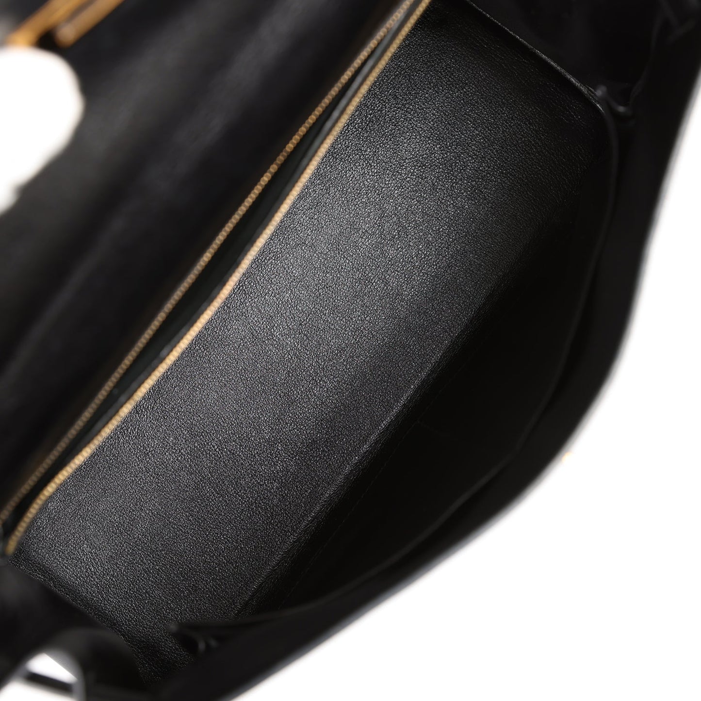 Hermes Kelly 32 Retourne Black Gulliver Gold Hardware