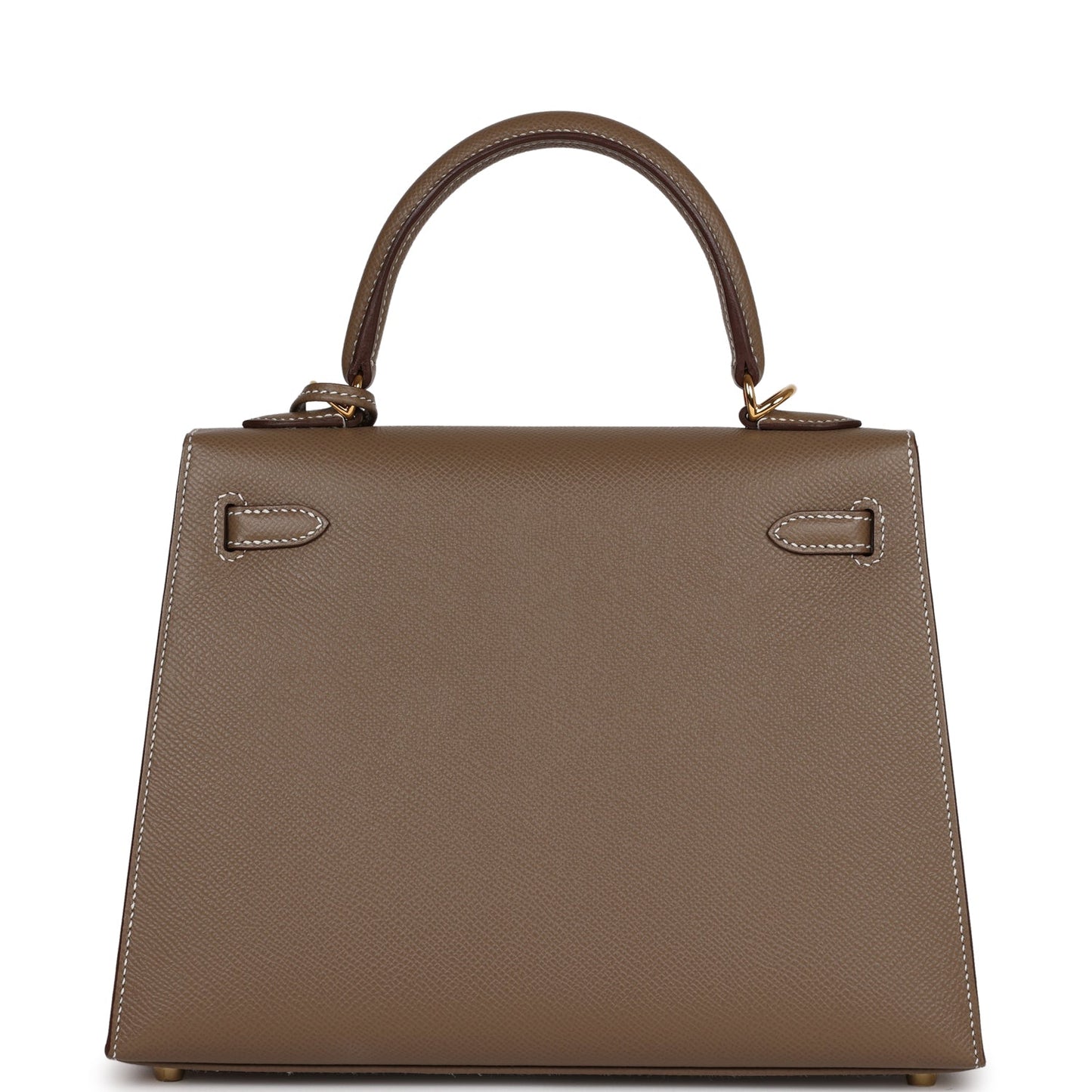 Hermes Kelly 25 Sellier Etoupe Epsom Gold Hardware