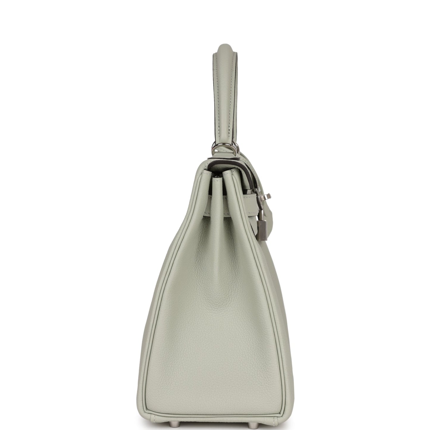 Hermes Kelly 28 Retourne Gris Neve Togo Palladium Hardware