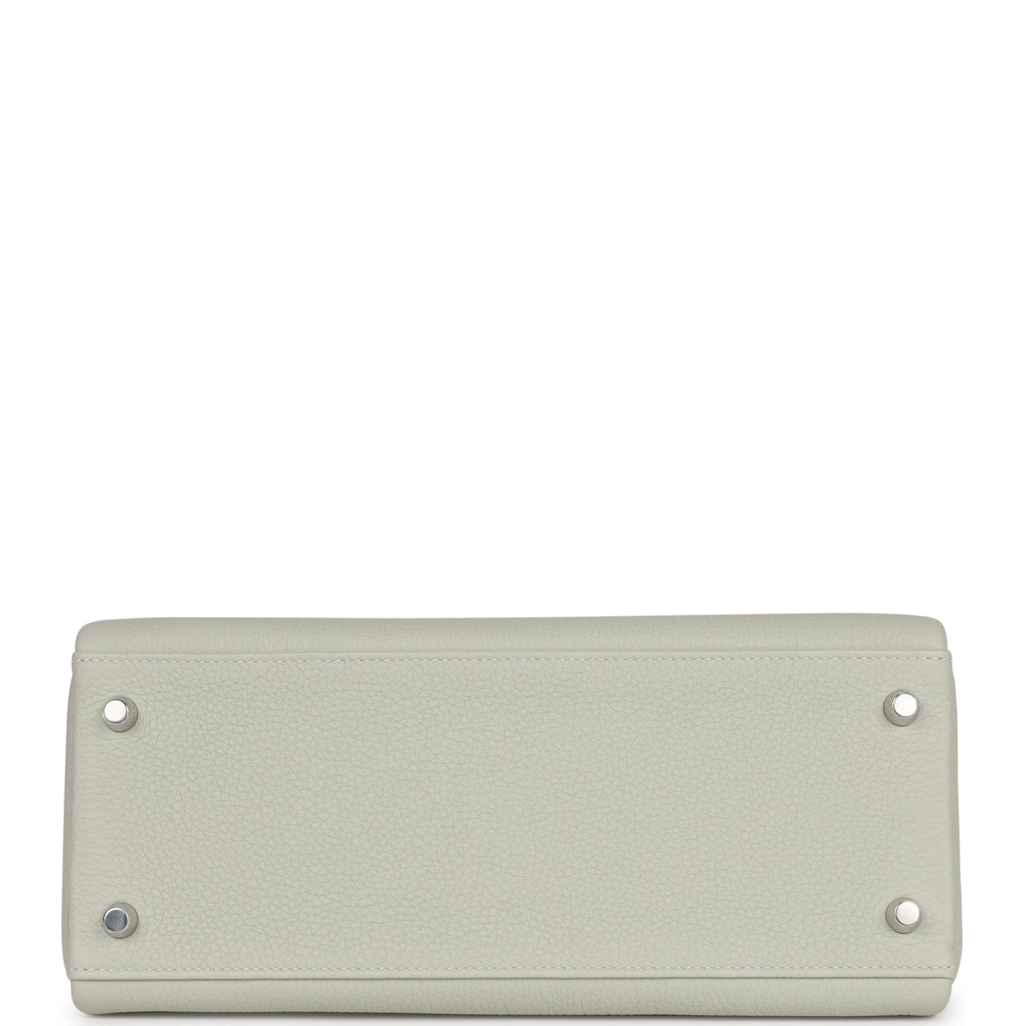 Hermes Kelly 28 Retourne Gris Neve Togo Palladium Hardware