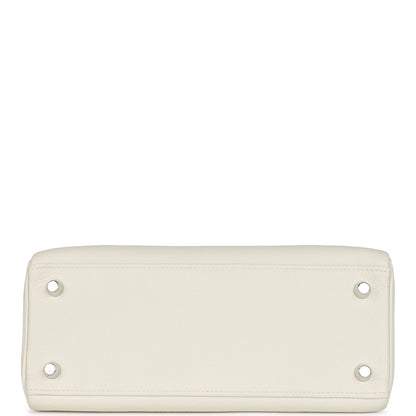 Hermes Kelly 25 Retourne Mushroom Togo Palladium Hardware
