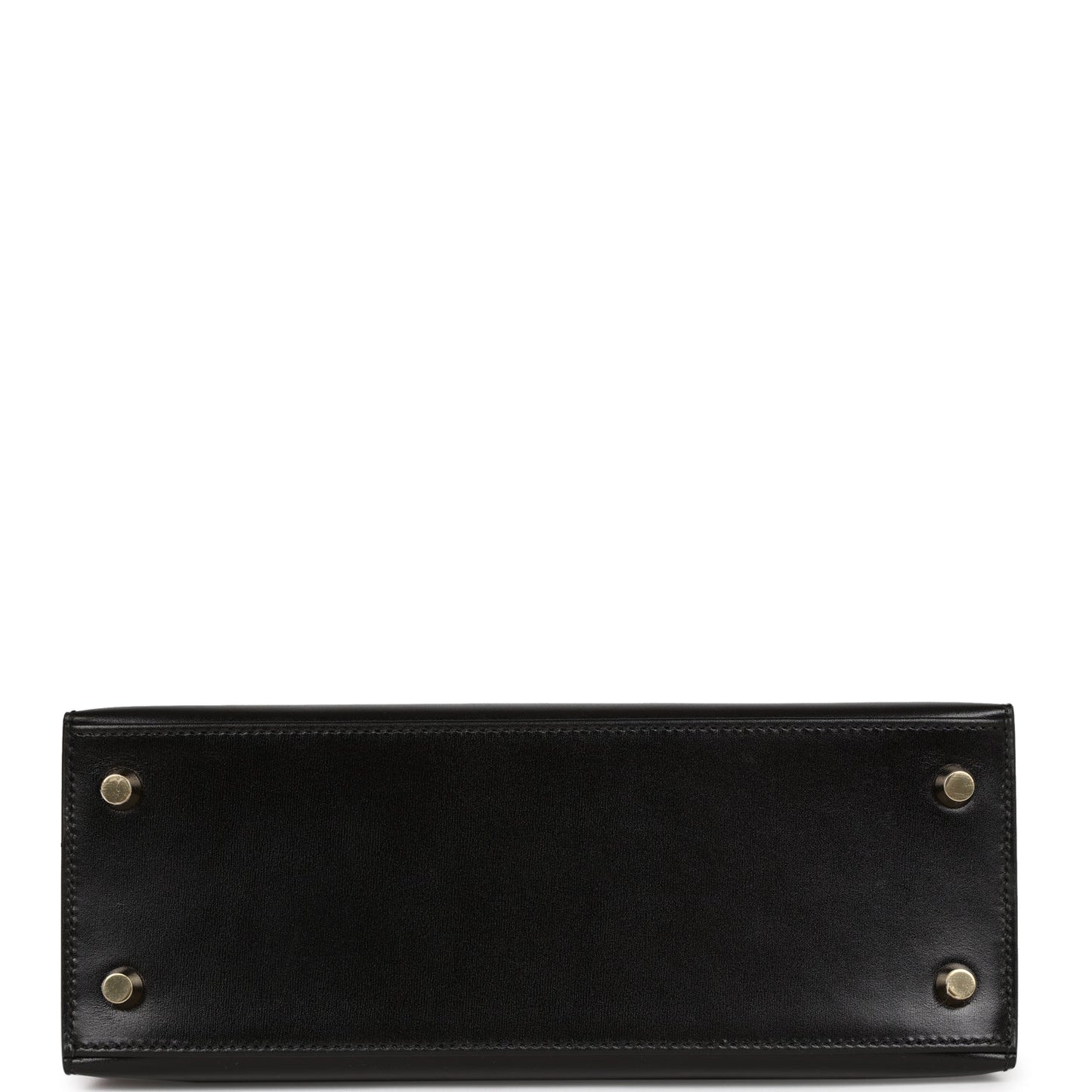 Hermes Kelly 25 Sellier Black Box Gold Hardware