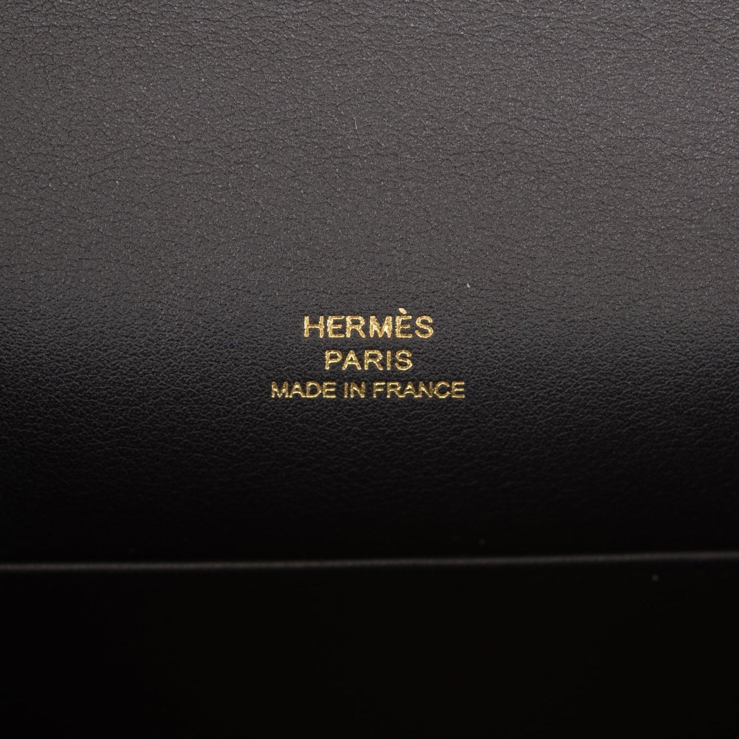 Hermes Kelly Pochette Black Swift Gold Hardware