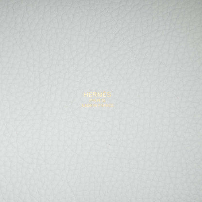 Hermes Picotin Lock 18 White Clemence Gold Hardware