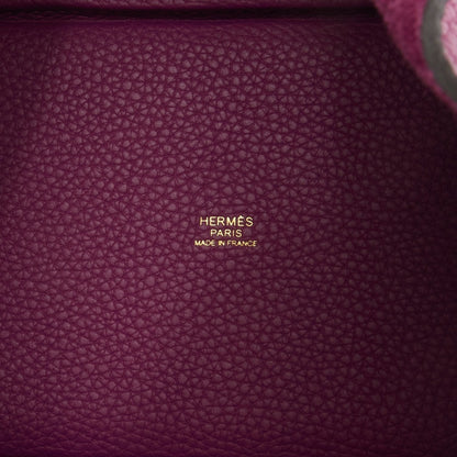 Hermes Picotin Lock 18 Anemone Clemence Gold Hardware