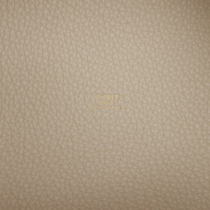 Hermes Picotin Lock 22 Beton Clemence Gold Hardware