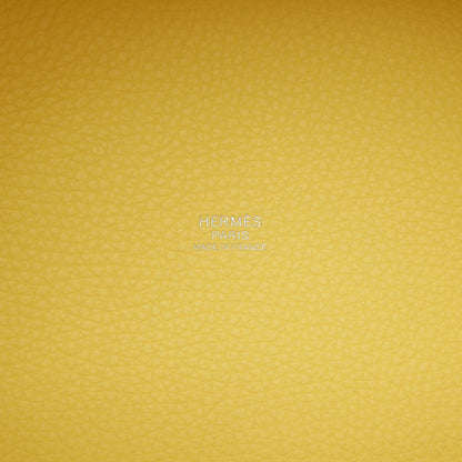 Hermes Picotin 18 Limoncello Clemence Palladium Hardware