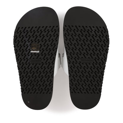 Hermes Chypre Sandals White Palladium Hardware