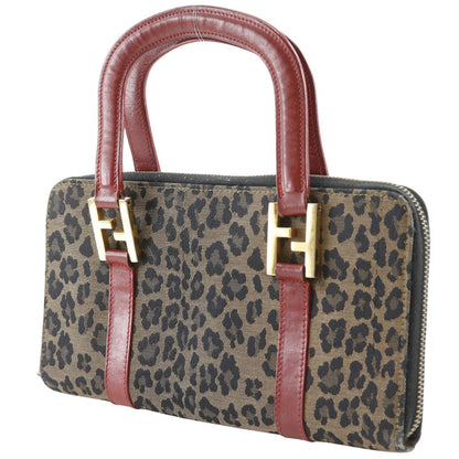 Fendi Wallet Bag Nylon Canvas Handbag