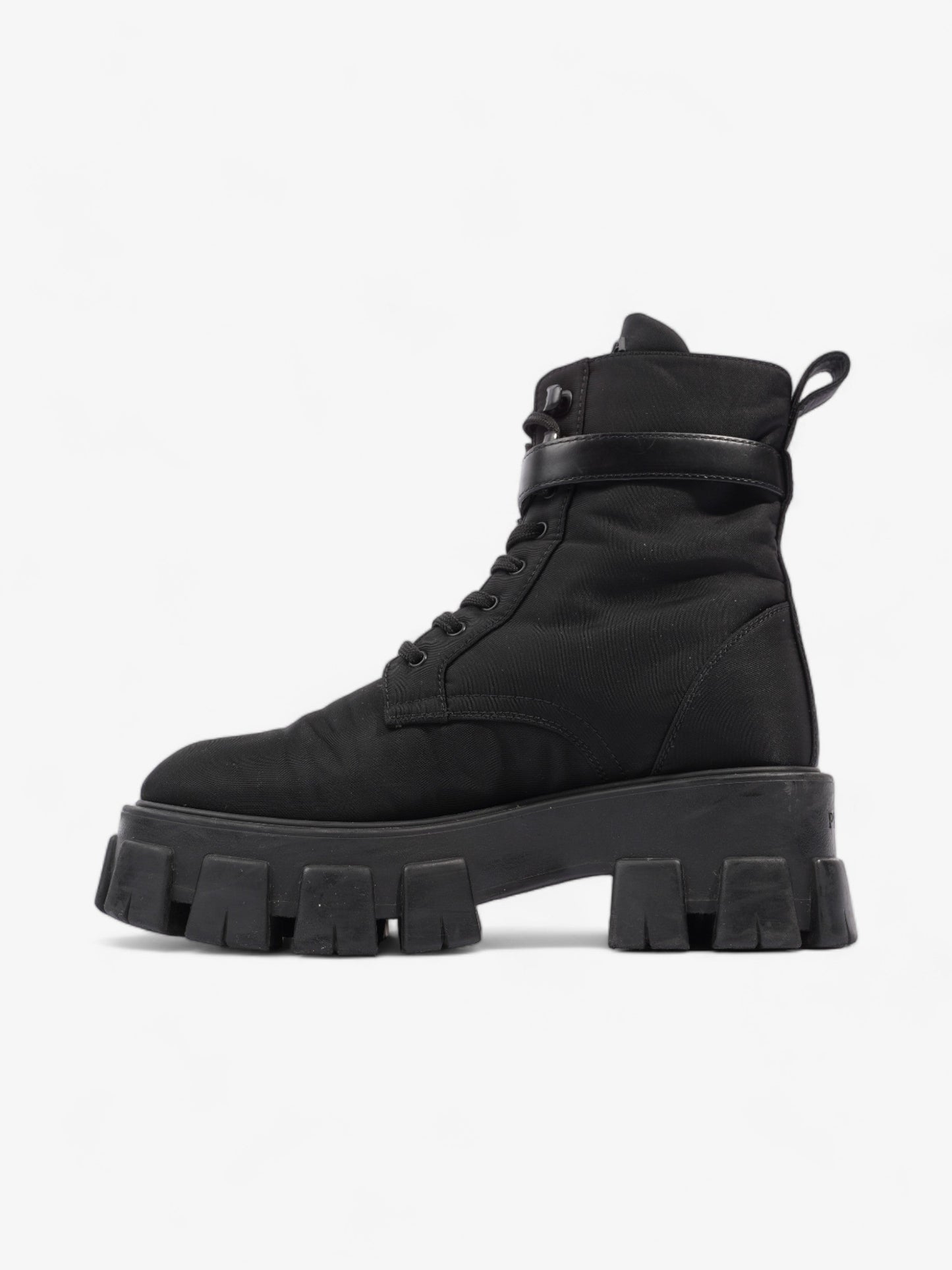 Prada Monolith Boots 60 Black Re Nylon EU 37 UK 4