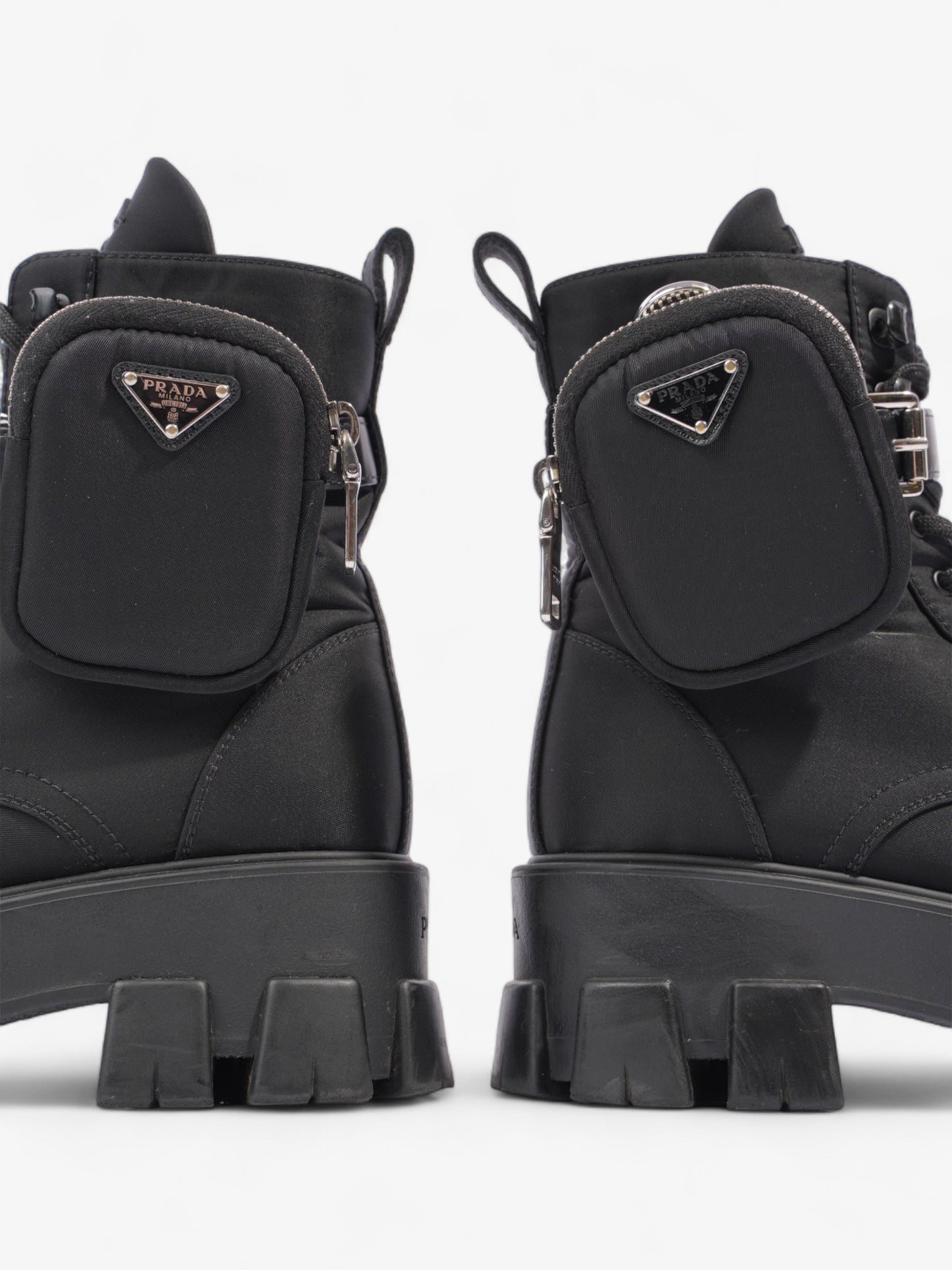 Prada Monolith Boots 60 Black Re Nylon EU 37 UK 4