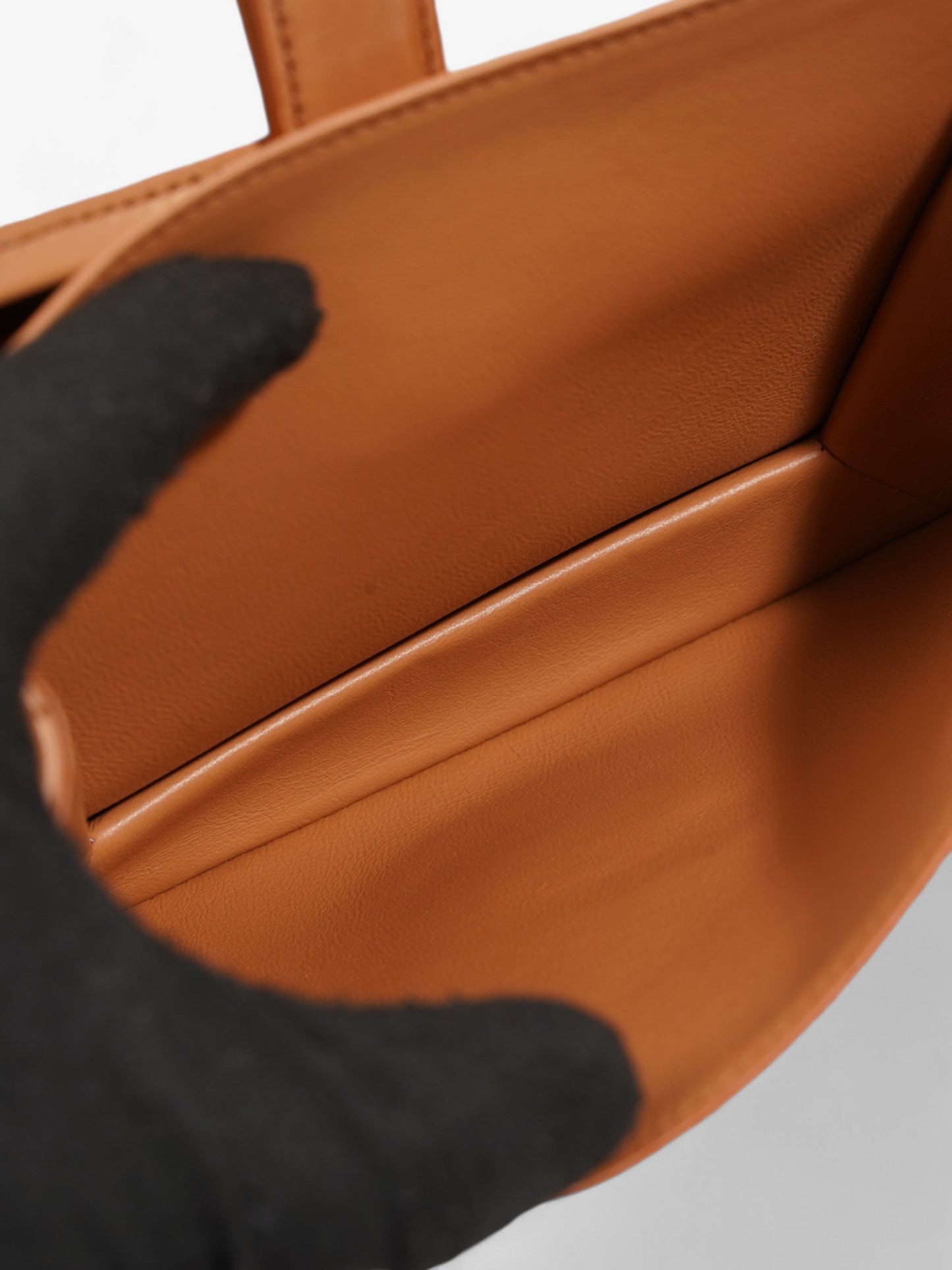 Saint Laurent Monogram Satchel Bag Beige / Brown Canvas