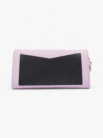 Christian Dior Tricolour Wallet on Chain Pink / Lilac Calfskin Leather