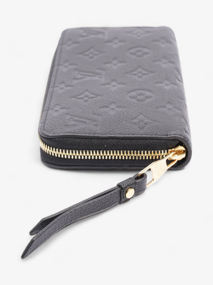 Louis Vuitton Zippy Wallet Black Monogram Empreinte Leather