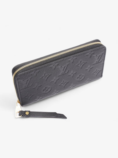 Louis Vuitton Zippy Wallet Black Monogram Empreinte Leather