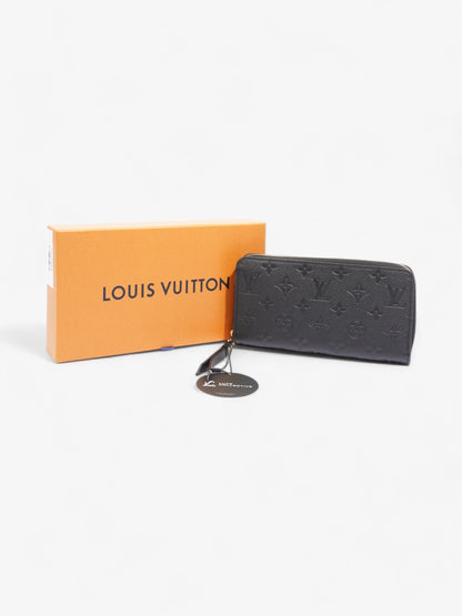 Louis Vuitton Zippy Wallet Black Monogram Empreinte Leather
