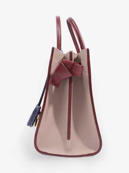 Louis Vuitton Very Tote Blush Pink / Red / Navy Calfskin Leather