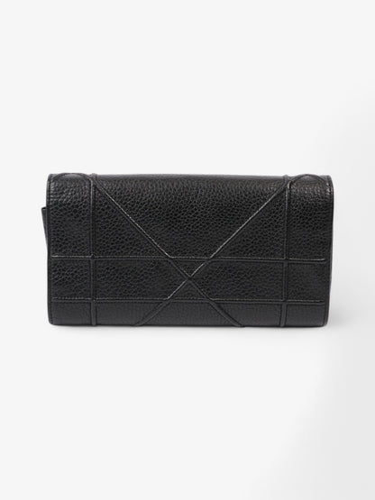 Christian Dior Diorama Wallet On Chain Black Calfskin Leather