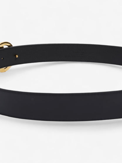 Gucci GG Marmont Thin Belt Black / Gold Leather 85cm / 34"
