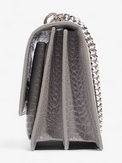 Saint Laurent Sunset Grey Embossed Leather Medium