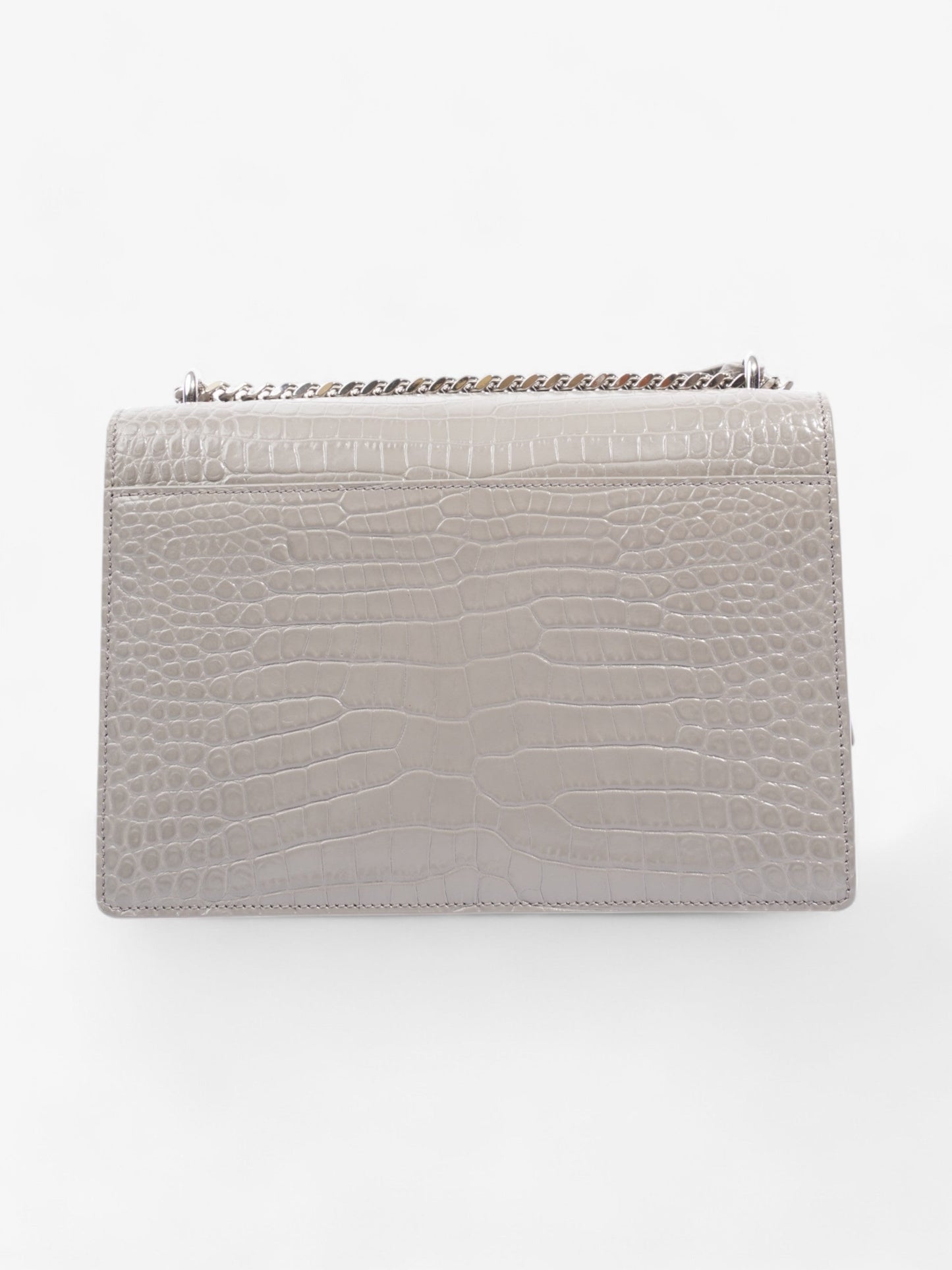 Saint Laurent Sunset Grey Embossed Leather Medium