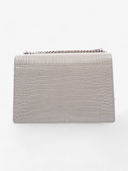 Saint Laurent Sunset Grey Embossed Leather Medium