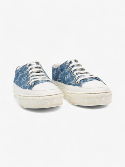 Louis Vuitton Stellar Low Top Sneakers Denim Monogram / White Denim EU 36 UK 3