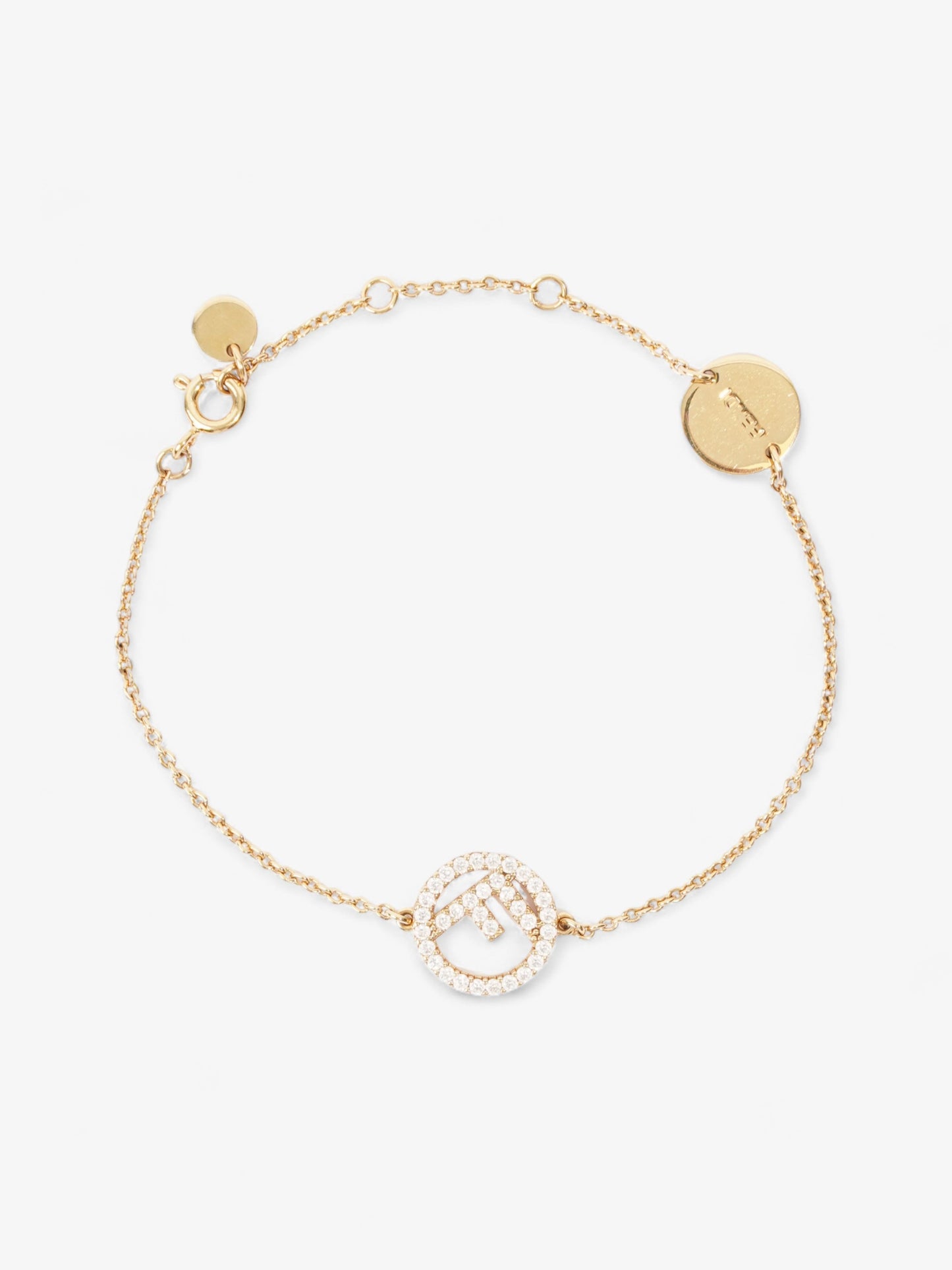 Fendi F is Fendi Bracelet Gold Base Metal Large
