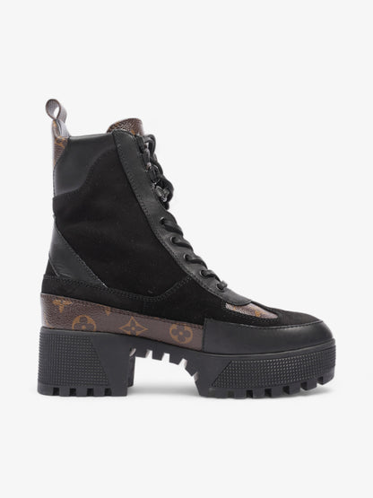 Louis Vuitton Desert Boots 35mm Monogram / Black Canvas EU 36.5 UK 3.5