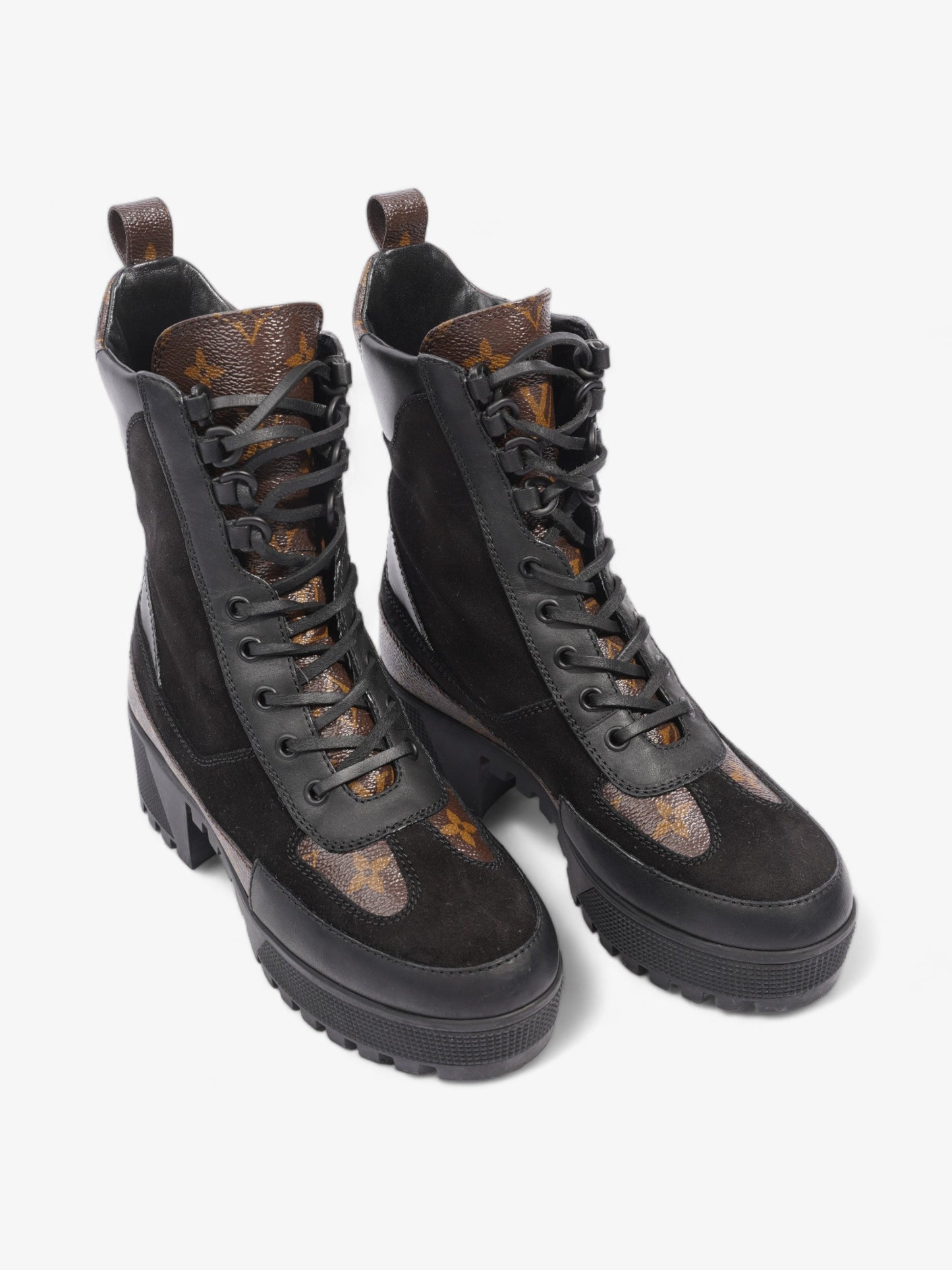 Louis Vuitton Desert Boots 35mm Monogram / Black Canvas EU 36.5 UK 3.5