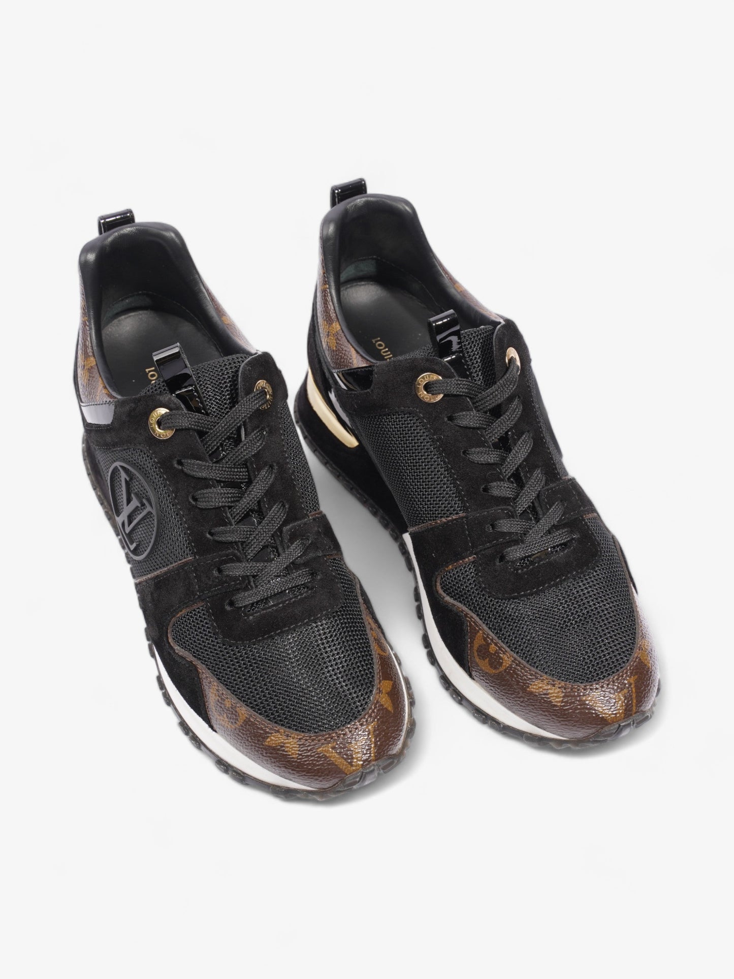 Louis Vuitton Run Away Black / Monogram Mesh EU 36.5 UK 3.5