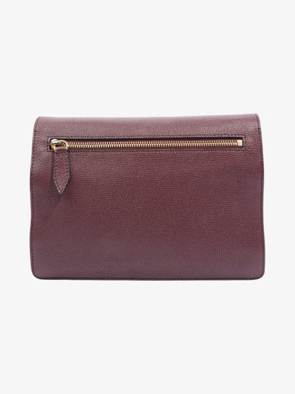 Burberry Macken Burgundy / House Check Canvas