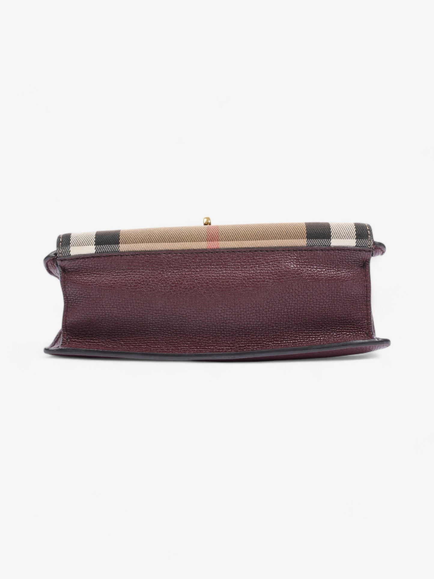 Burberry Macken Burgundy / House Check Canvas