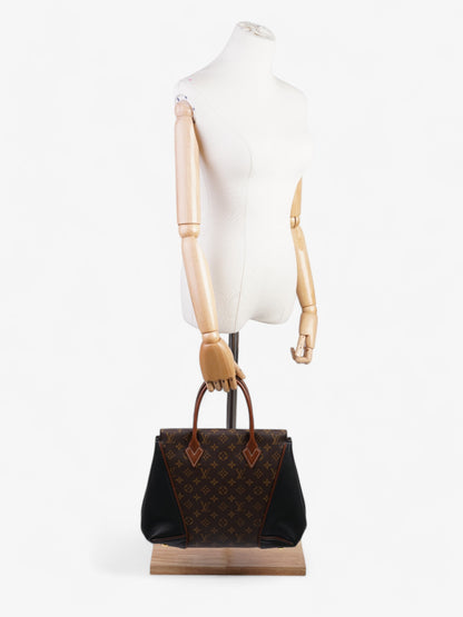 Louis Vuitton W Tote Monogram / Black Coated Canvas PM