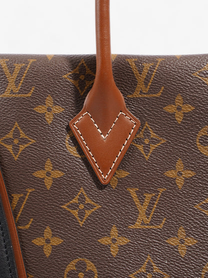 Louis Vuitton W Tote Monogram / Black Coated Canvas PM