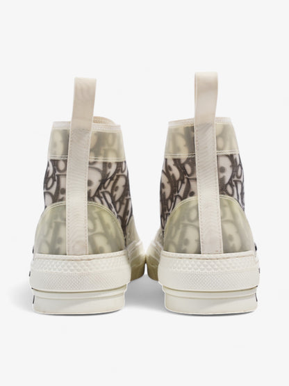 Christian Dior B23 High Top Light Grey Canvas EU 38 UK 5